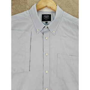 Charles Tyrwhitt Button-down Shirt Slim Fit 100% Cotton Short Sleeve Size XL